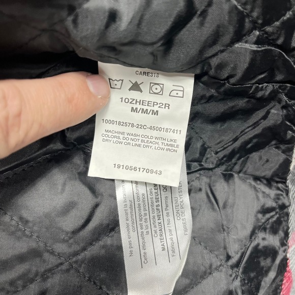 Wrangler Authentics Men's Plaid Quilted Lined Flannel Shirt Jacket Hoodie Red M - Picture 11 of 11